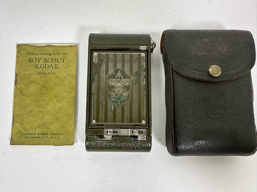 Vintage Boy Scout Kodak Camera With Case And Instructions [Photo 5]