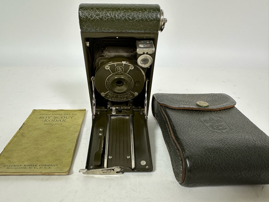 Vintage Boy Scout Kodak Camera With Case And Instructions [Photo 7]
