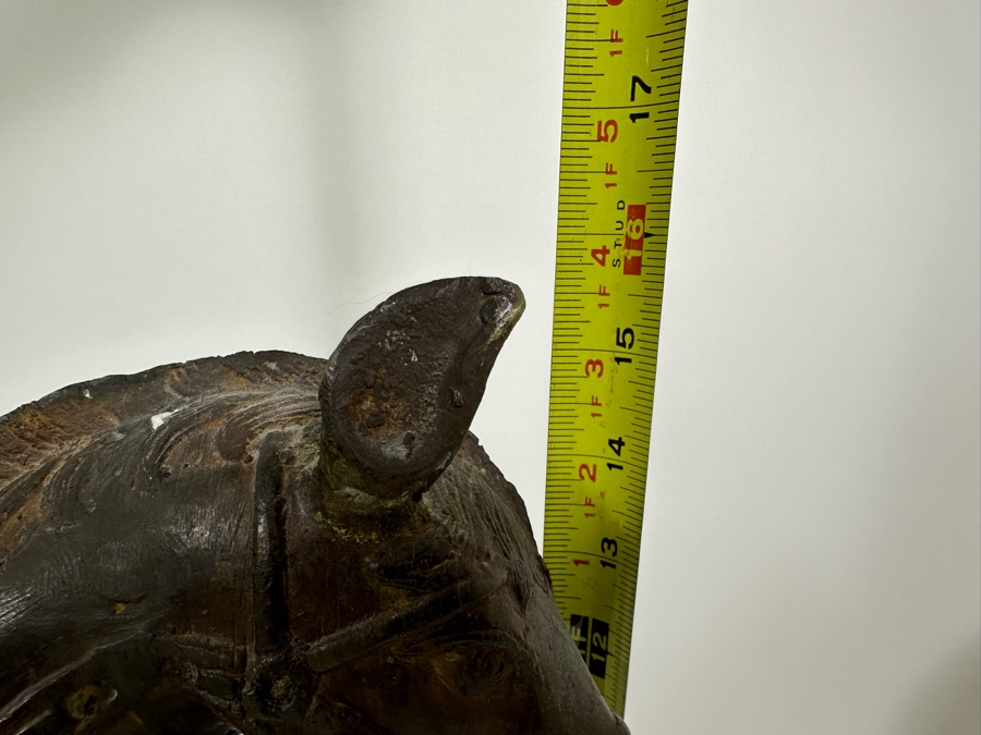 Vintage Indonesian Bali Bronze Metal Horse Scupture (Some Damage To The Tail) 14W X 16H [Photo 17]