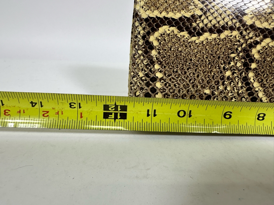 Vintage Snakeskin Handbag 11.5W X 3D X 5.5H [Photo 8]