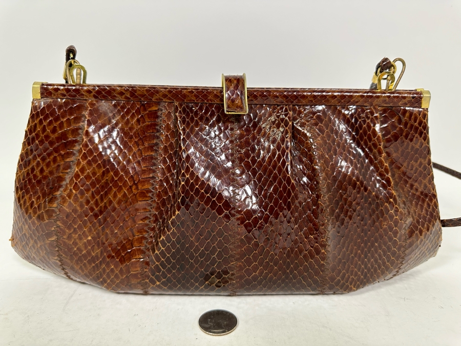 Vintage Snakeskin Handbag [Photo 2]