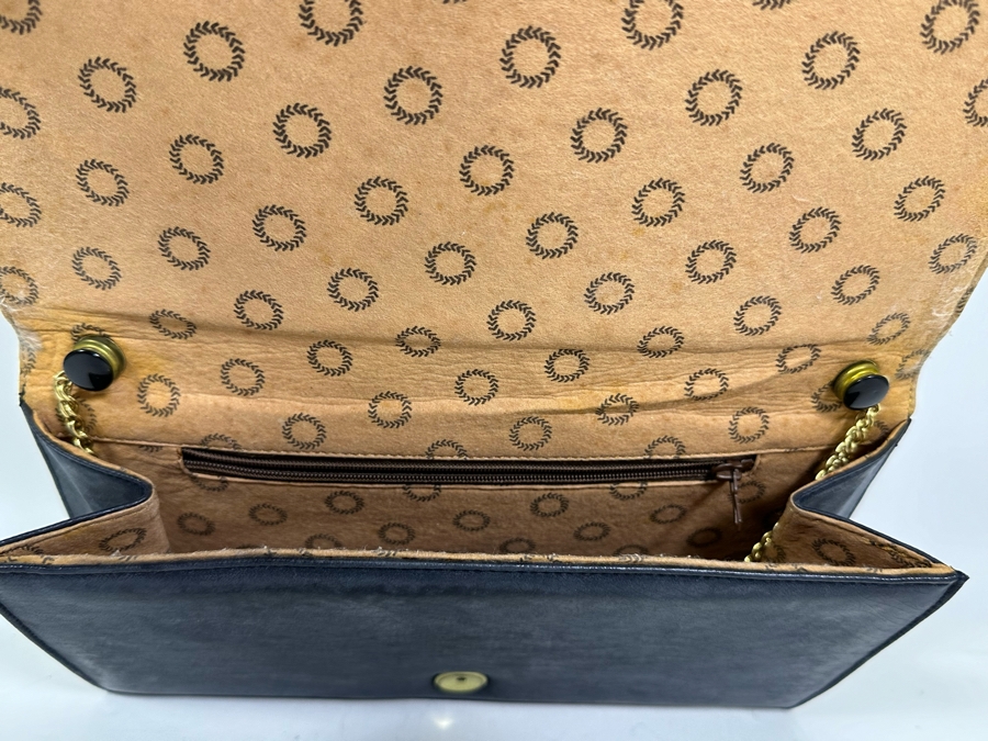 Vintage Snakeskin Clutch Handbag By Pierre Cardin 10.5W X 6H [Photo 8]