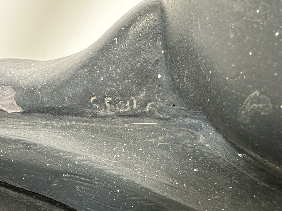 Vintage 1970 Austin Productions Inc Abstract Plaster Sculpture Of A Ballerina By Klara Sever 23W X 6D X 9.5H [Photo 6]