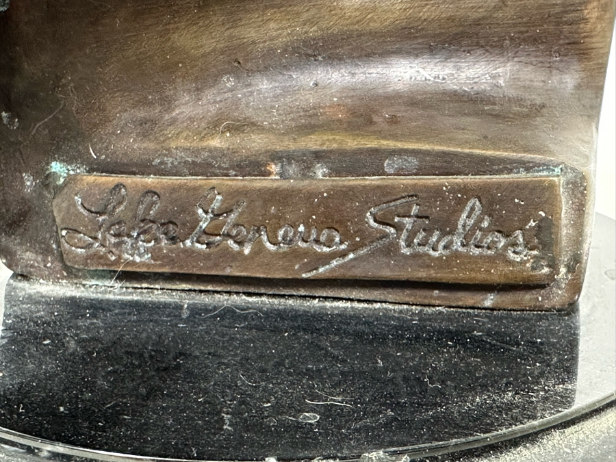 Leonardo Rossi 'Stairway To Heaven' Bronze Sculpture On Marble Base By Lake Geneva Studios 5.5W X 24H [Photo 12]