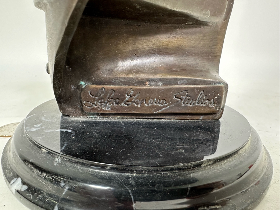 Leonardo Rossi 'Stairway To Heaven' Bronze Sculpture On Marble Base By Lake Geneva Studios 5.5W X 24H [Photo 10]