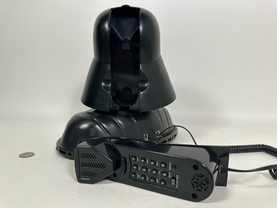Vintage Darth Vader Telephone By Telemania 12W X 8D X 10.5H [Photo 7]