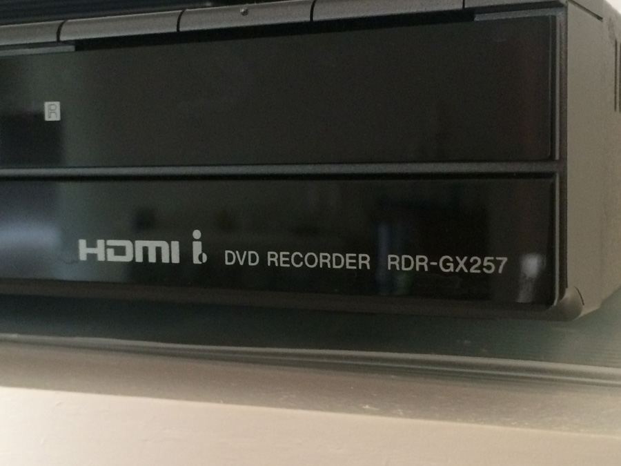 SONY DVD Recorder RDR-GX257