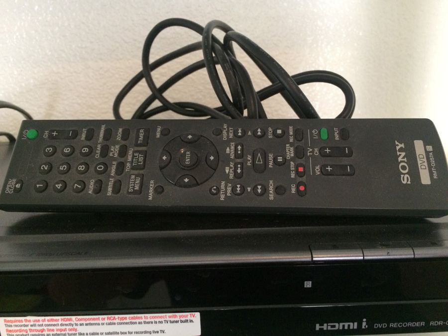 SONY DVD Recorder RDR-GX257 [Photo 3]