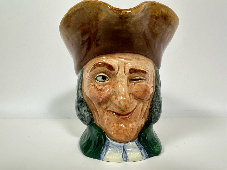 Vintage Early Royal Doulton Toby Mug With 'A' Mark 'Vicar Of Bray' D5615 Large Made In England 6.75H [Photo 3]