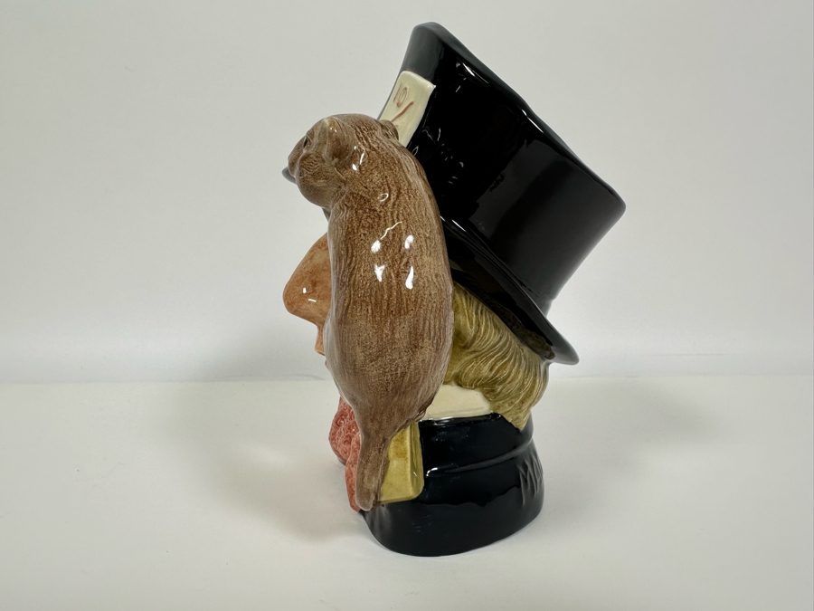 Vintage 1970 Royal Doulton Toby Mug 'Mad Hatter' D6598 Large Made In England 7.5H [Photo 6]