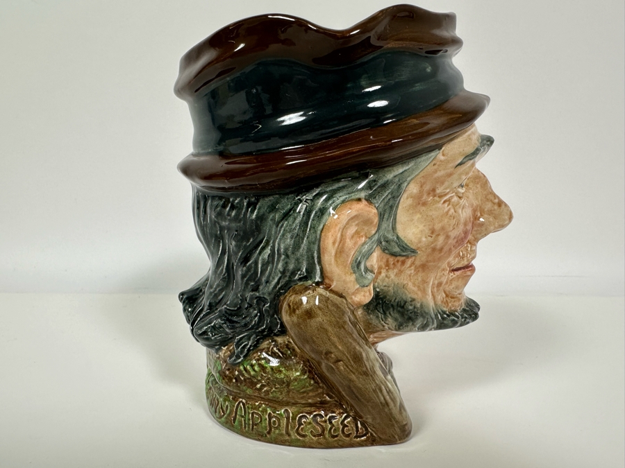 Vintage 1952 Royal Doulton Toby Mug 'Johnny Appleseed' D6372 Large Made In England 6.5H [Photo 4]