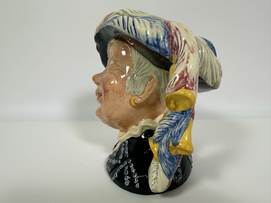 Vintage 1986 Royal Doulton Toby Mug 'Pearly Queen' D6759 Large Made In England [Photo 6]