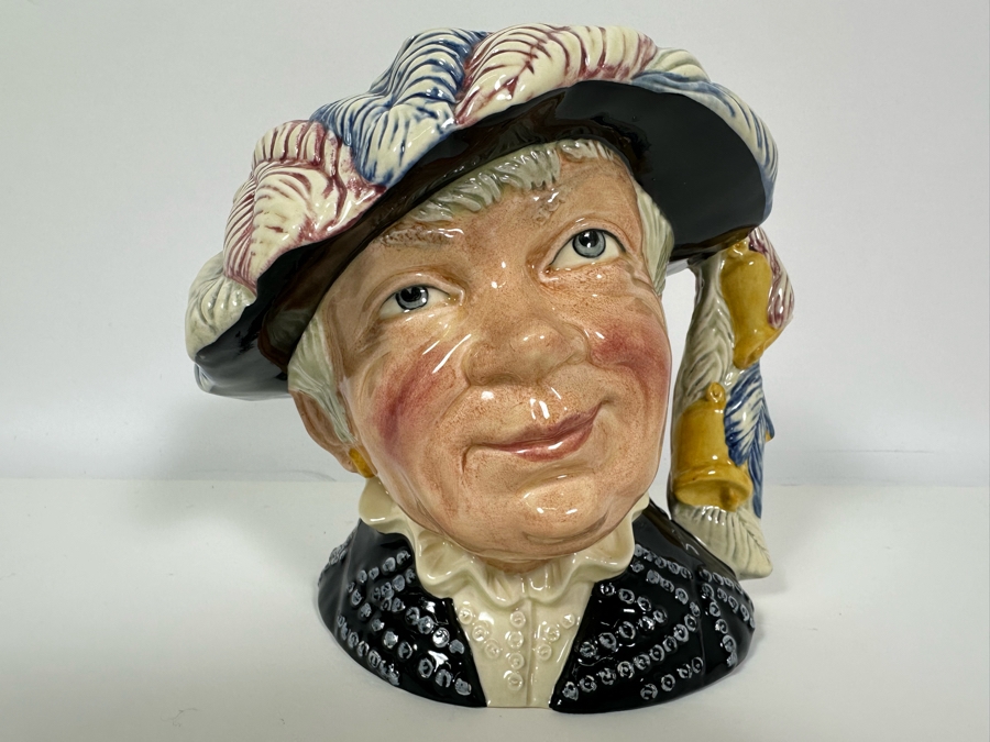 Vintage 1986 Royal Doulton Toby Mug 'Pearly Queen' D6759 Large Made In England [Photo 3]
