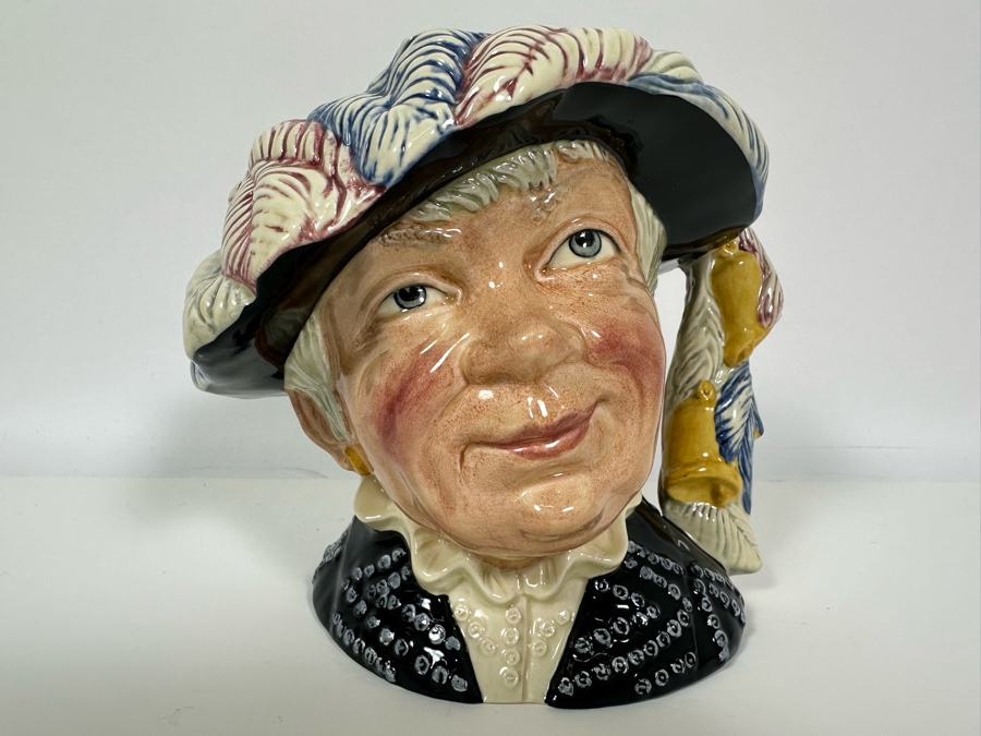 Vintage 1986 Royal Doulton Toby Mug 'Pearly Queen' D6759 Large Made In England [Photo 2]