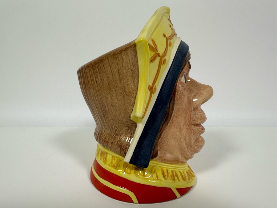Vintage 1987 Royal Doulton Toby Mug 'The Red Queen' D6777 Large Made In England 7H [Photo 3]