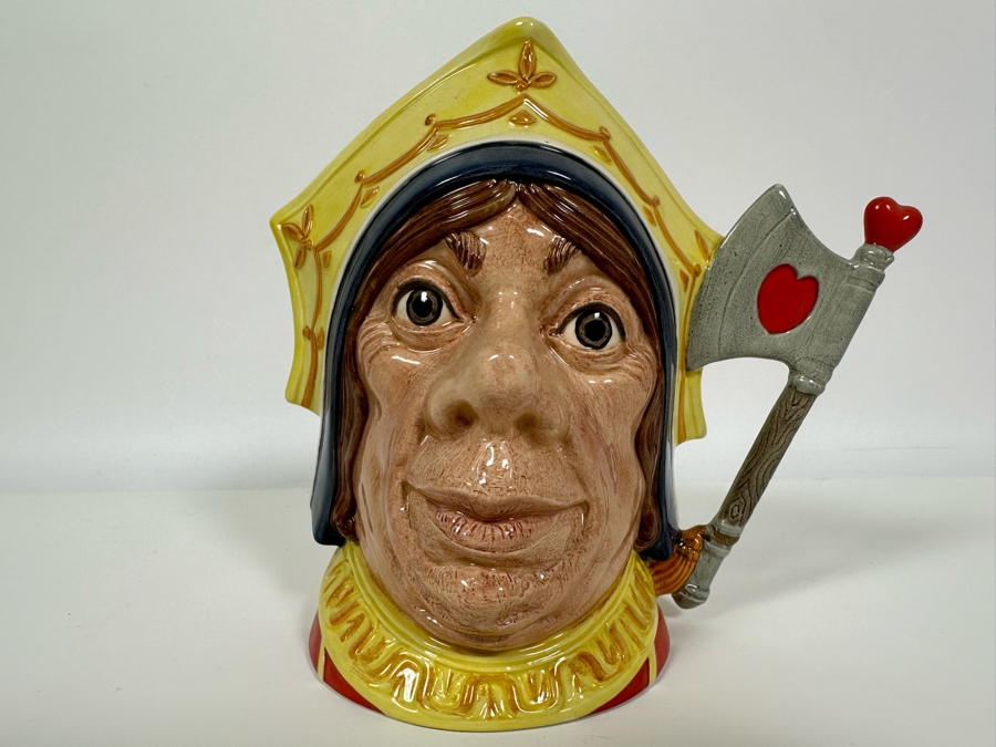 Vintage 1987 Royal Doulton Toby Mug 'The Red Queen' D6777 Large Made In England 7H [Photo 2]