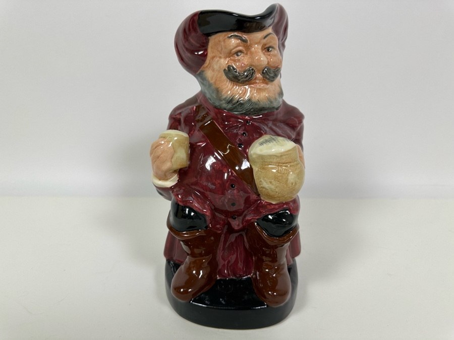 Vintage Early Royal Doulton Toby Character Mug 1939-? 'Falstaff' D6062 (Mug Away) Large Made In England 8.75H Estimate $300 [Photo 3]