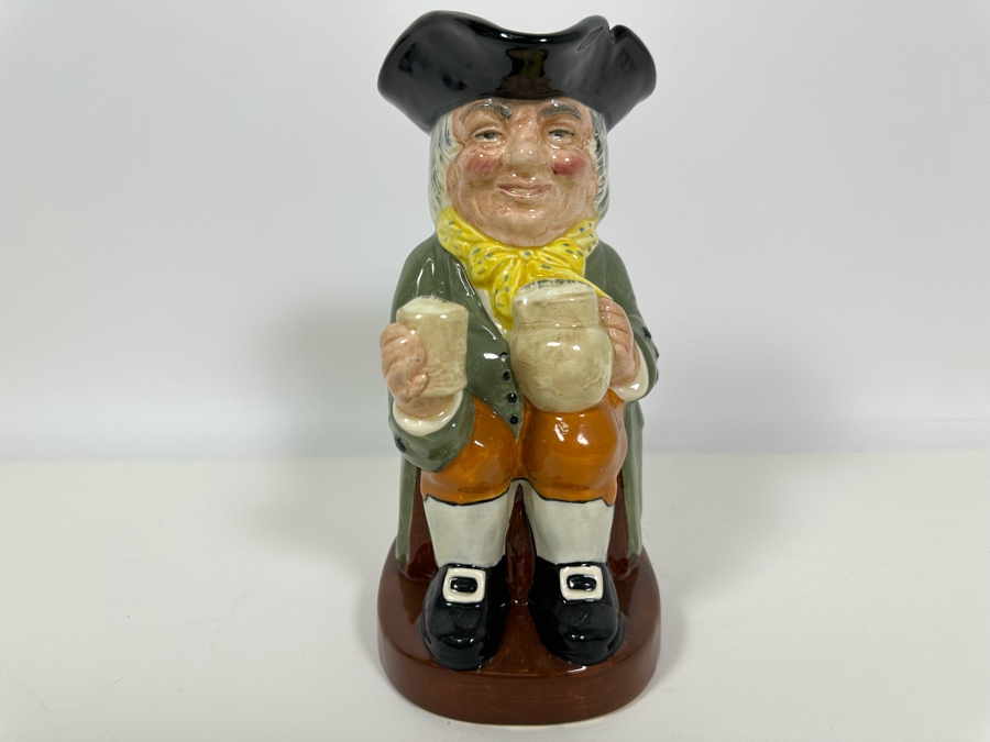 Vintage Early Royal Doulton Toby Character Mug 1939-1991 'Happy John' D6031 Large Made In England 8.5H [Photo 2]