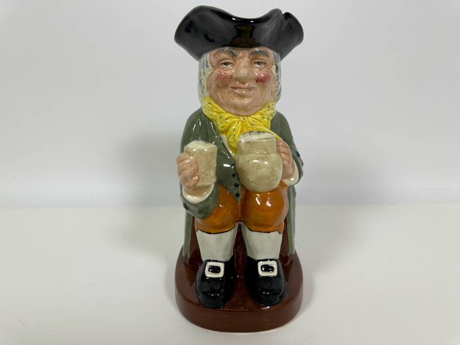 Vintage Early Royal Doulton Toby Character Mug 1939-1991 'Happy John' D6031 Large Made In England 8.5H [Photo 3]