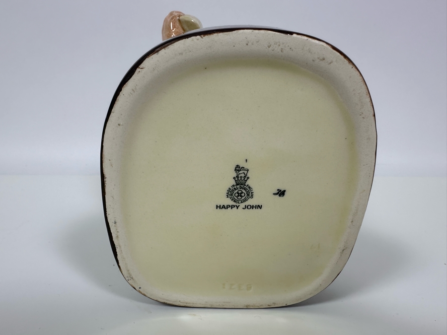 Vintage Early Royal Doulton Toby Character Mug 1939-1991 'Happy John' D6031 Large Made In England 8.5H [Photo 7]