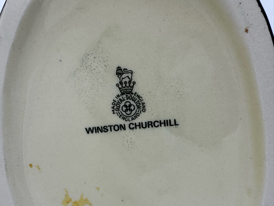 Vintage Royal Doulton Toby Character Mug 'Winston Churchill' D6171 Large Made In England 6H [Photo 7]