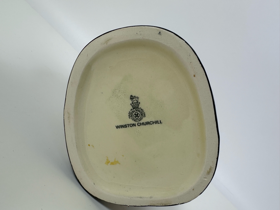 Vintage Royal Doulton Toby Character Mug 'Winston Churchill' D6171 Large Made In England 6H [Photo 6]