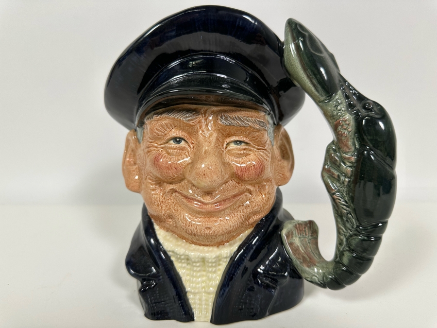 Vintage 1967 Royal Doulton Toby Mug 'Lobster Man' D6617 Large Made In England 8H [Photo 2]