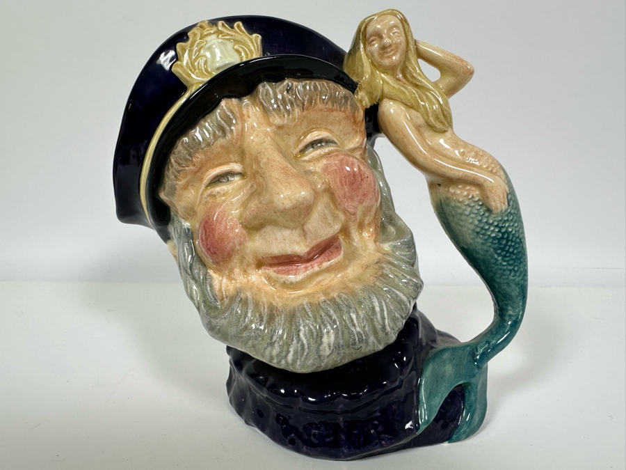 Vintage 1960 Royal Doulton Toby Mug 'Old Salt' D6551 Large Made In England 7.5H [Photo 2]