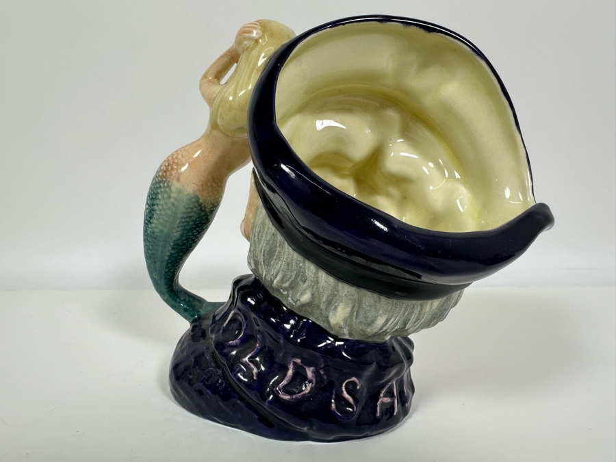 Vintage 1960 Royal Doulton Toby Mug 'Old Salt' D6551 Large Made In England 7.5H [Photo 4]