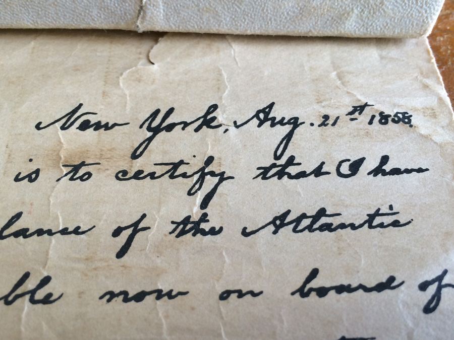 Tiffany & Co. Atlantic Telegraph Cable 1858 [Photo 13]