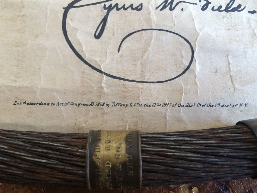 Tiffany & Co. Atlantic Telegraph Cable 1858 [Photo 18]