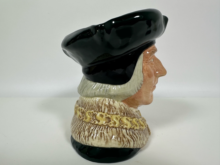 Vintage 1987 Royal Doulton Toby Mug 'Sir Thomas More' D6792 Large Made In England 6.75H [Photo 4]