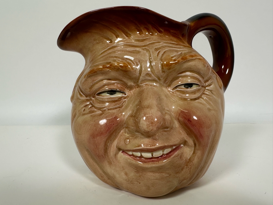 Vintage Royal Doulton Toby Mug 'John Barleycorn' D5327 Special Exhibition Reproduction Limited Edition To 7,500 Pieces Large Made In England 6H Signed By Michael Doulton In 1978 [Photo 2]