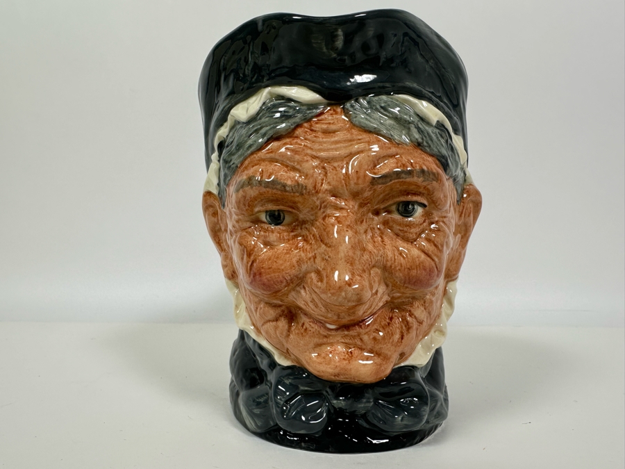 Vintage Early Royal Doulton Toby Character Mug 'Granny' D6384 Large Made In England 6H [Photo 3]