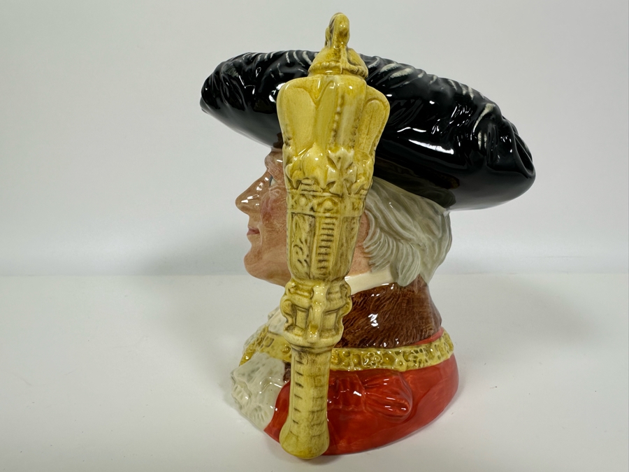 Vintage 1990 Royal Doulton Toby Mug 'The Lord Mayor Of London' D6864 Large Made In England 7H [Photo 5]