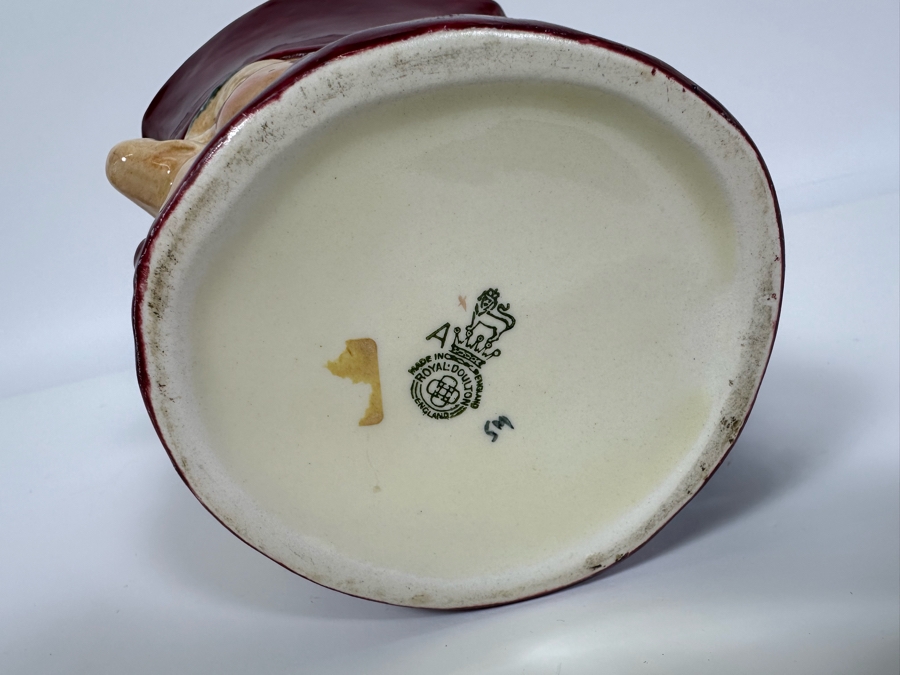 Vintage Early Royal Doulton Toby Mug With 'A' Mark 'The Cardinal' D5614 Large Made In England [Photo 6]