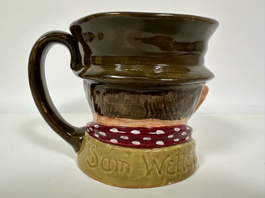 Vintage Early Royal Doulton Toby Mug With 'A' Mark 'Sam Weller' Charles Dickens Character D6064 Large Made In England 5.25H [Photo 4]