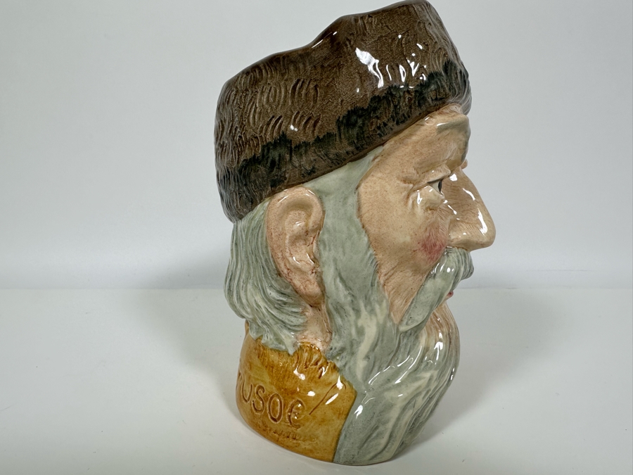 Vintage 1959 Royal Doulton Toby Mug 'Robinson Crusoe' D6532 Large Made In England 7.5H [Photo 4]