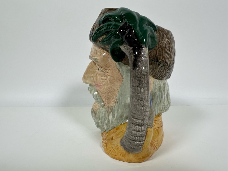 Vintage 1959 Royal Doulton Toby Mug 'Robinson Crusoe' D6532 Large Made In England 7.5H [Photo 5]
