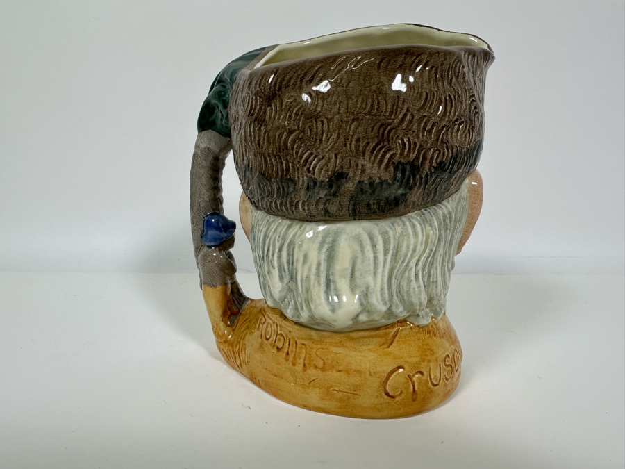 Vintage 1959 Royal Doulton Toby Mug 'Robinson Crusoe' D6532 Large Made In England 7.5H [Photo 3]