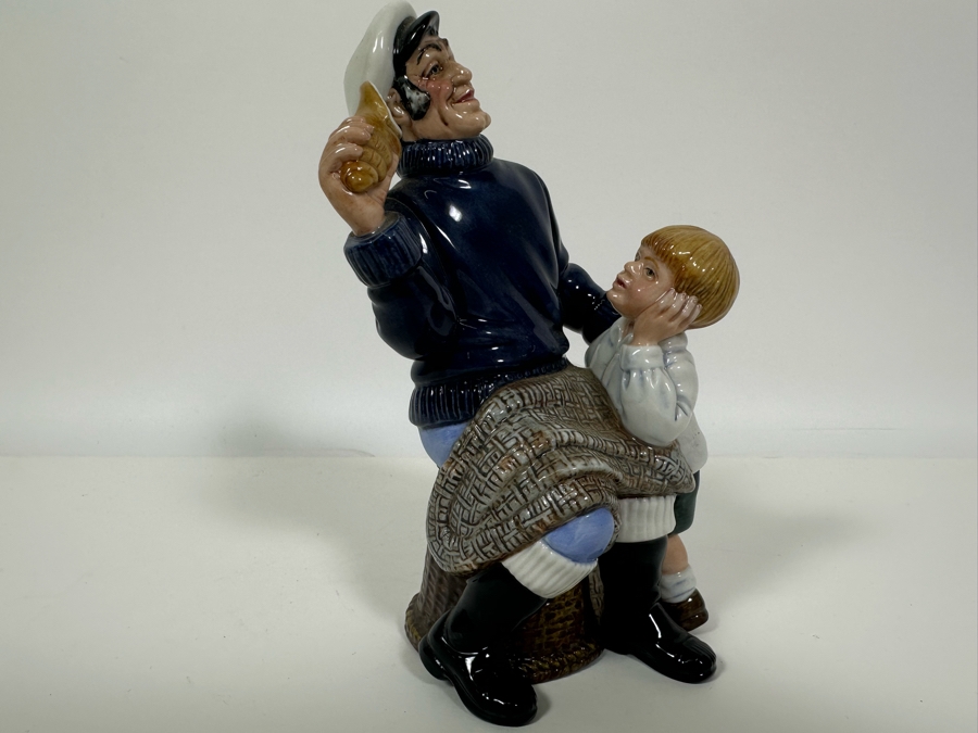 Vintage 1982 Royal Doulton Figurine 'Song Of The Sea' HN2729 Large Made In England 7.5H [Photo 4]