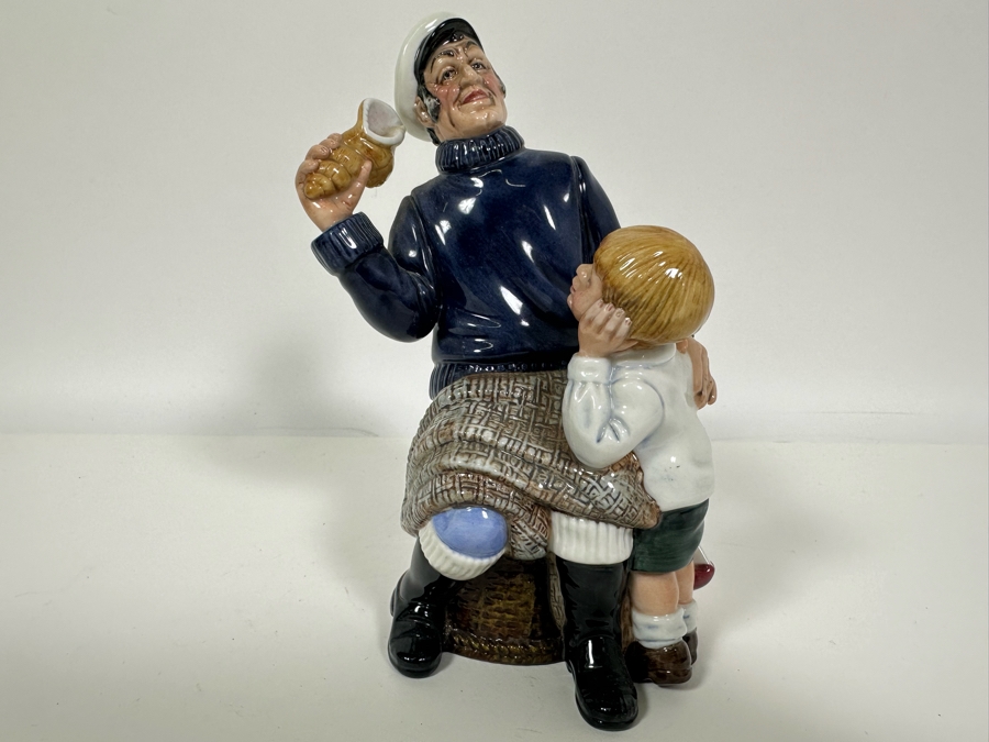 Vintage 1982 Royal Doulton Figurine 'Song Of The Sea' HN2729 Large Made In England 7.5H [Photo 3]
