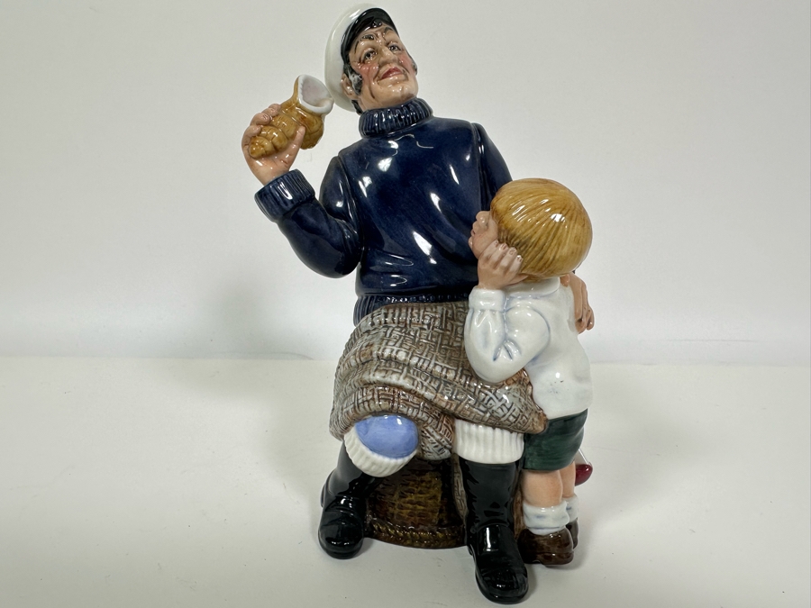 Vintage 1982 Royal Doulton Figurine 'Song Of The Sea' HN2729 Large Made In England 7.5H [Photo 2]