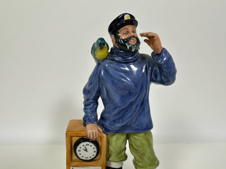 Vintage 1981 Royal Doulton Figurine 'All Aboard' Deep Sea Fishing Trips Depart 10 A.M. HN2940 Large Made In England 9.25H [Photo 5]
