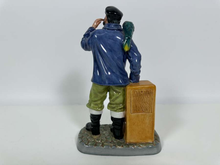 Vintage 1981 Royal Doulton Figurine 'All Aboard' Deep Sea Fishing Trips Depart 10 A.M. HN2940 Large Made In England 9.25H [Photo 7]