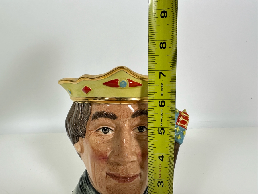 Vintage 1982 Royal Doulton Toby Mug 'The Shakespearean Collection: Henry V' D6671 Large Made In England 7.25H [Photo 8]