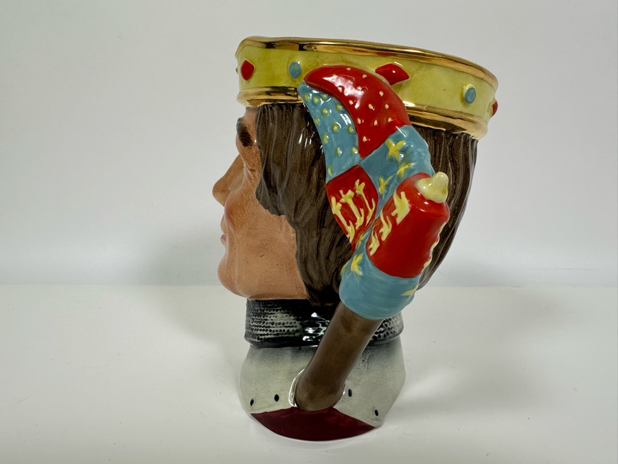 Vintage 1982 Royal Doulton Toby Mug 'The Shakespearean Collection: Henry V' D6671 Large Made In England 7.25H [Photo 5]