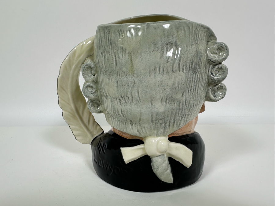 Vintage 1958 Royal Doulton Toby Mug 'The Lawyer' D6498 Large Made In England 7H [Photo 4]