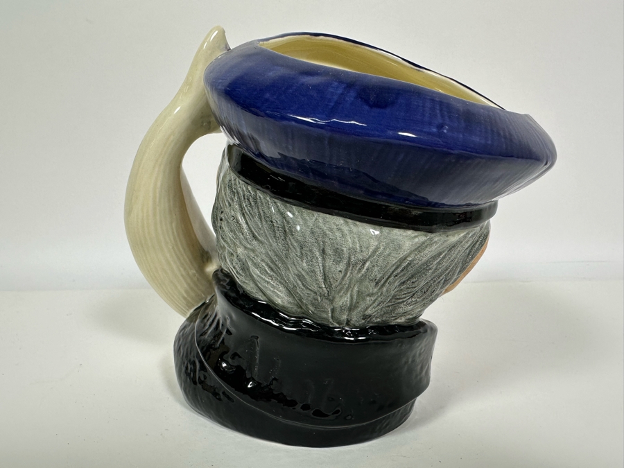 Vintage 1958 Royal Doulton Toby Mug 'Capt Ahab' D6500 Large Made In England 7H [Photo 4]