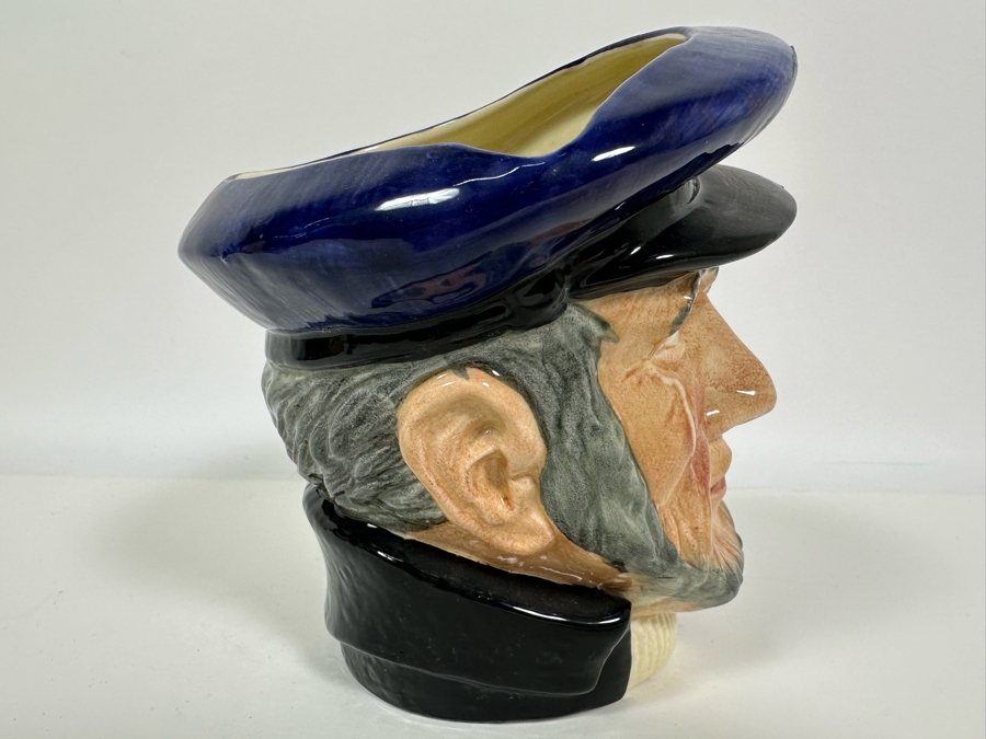 Vintage 1958 Royal Doulton Toby Mug 'Capt Ahab' D6500 Large Made In England 7H [Photo 3]